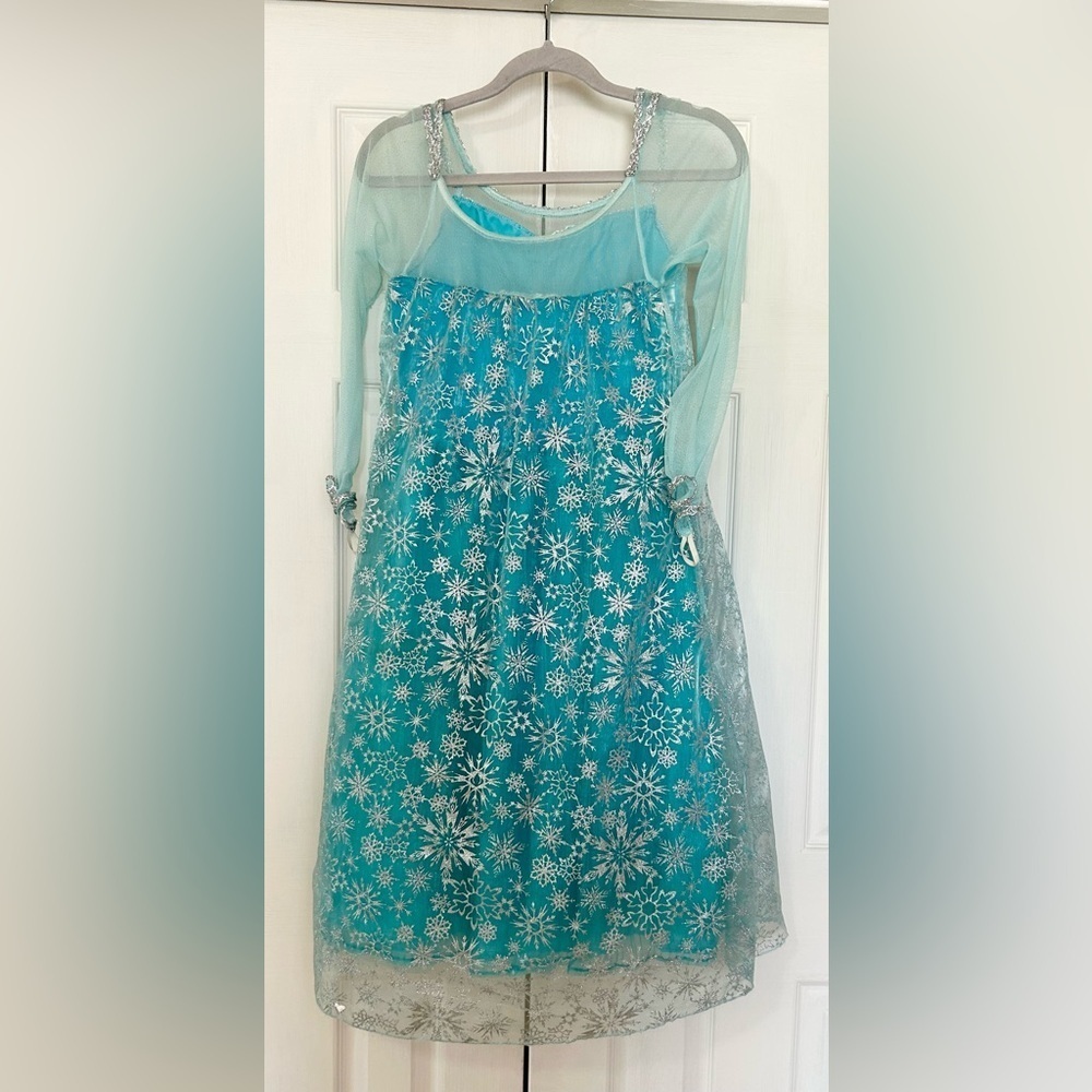Costume Disney parks frozen princess Elsa dressup girls size large/xlarge - Picture 2 of 6
